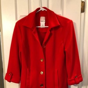 Vintage style coral color jacket